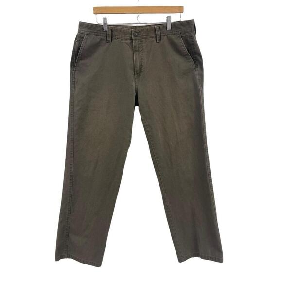 Weatherproof‎ 47126 Khaki Chinos Button Zip Closure Mens Pants 38x32 - Picture 1 of 8